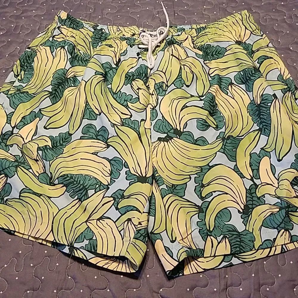Trunks banana swim shorts size large